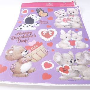 Amis pour la vie, Joyeuse Saint-Valentin, Amour, Films adhésifs pour fenêtre, Décoration classique, Stickers, Fabrication de cartes, Créations manuelles, vintage, ~ M-05-05