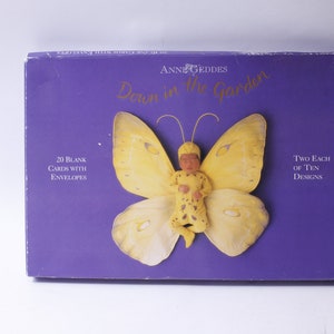 Anne Geddes, Down in the Garden, jeu de cartes avec enveloppes, dix modèles, 1997, Portal Publ, papier, papeterie, ~ 240210-WH 893
