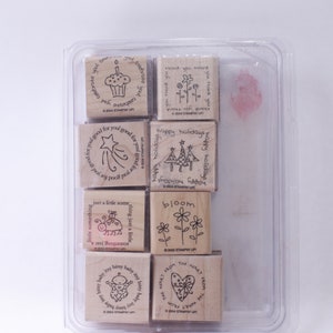 Holidays and Celebrations, Message Stamp Set, Birthday, Christmas, Valentine's, New Baby, Spring, Scrapbooking, ~ 240624-WH 1048