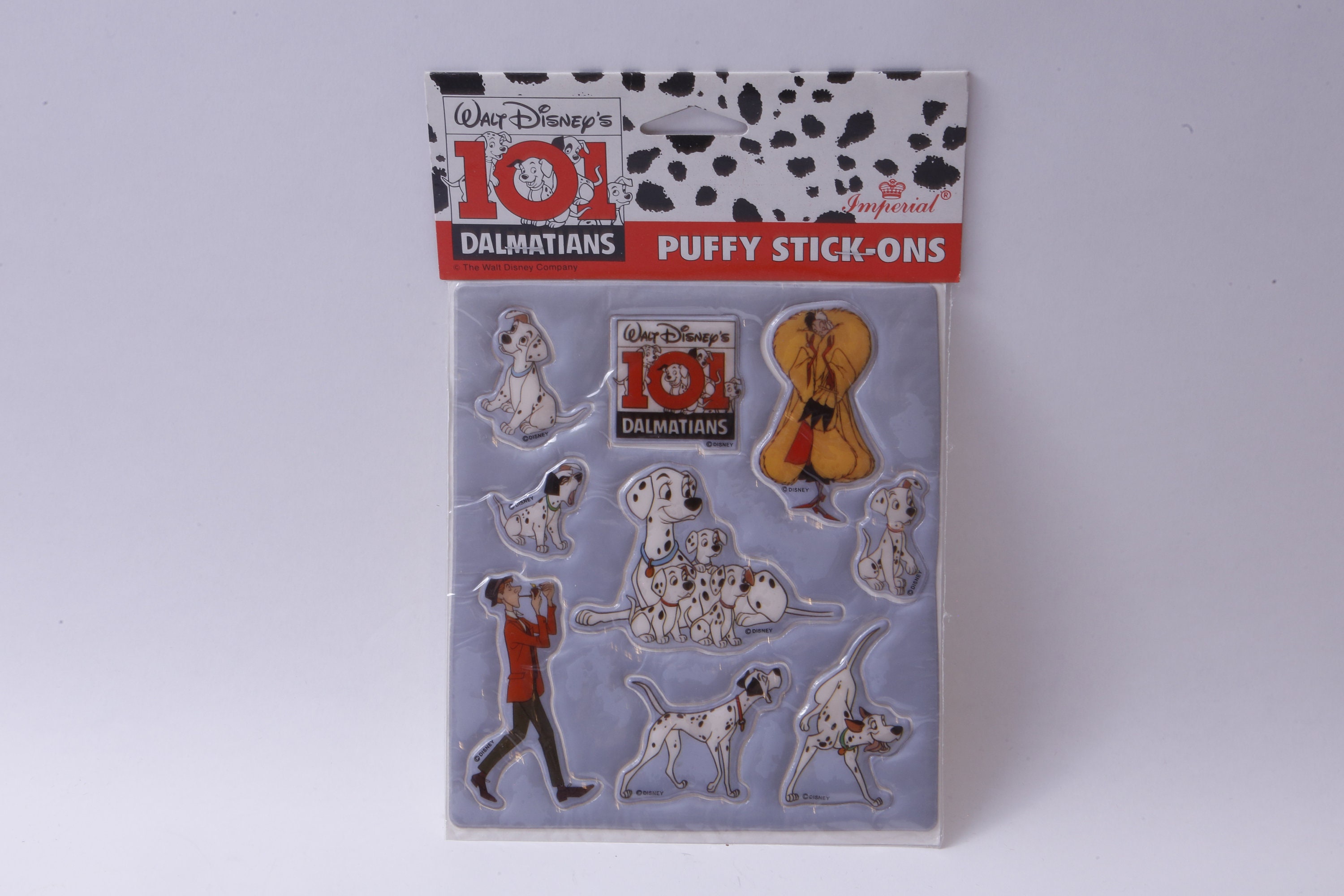 Disney 101 Dalmatians Cartoon Dogs Animals Puffy Sticker - Etsy