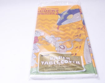 Disney, The Rescuers Down Under, Paper Tablecloth, 54x84&quot;, Unique, 1989, Party, Children, Interior, Decor, Vintage, Photo Prop ~ 20-01-294