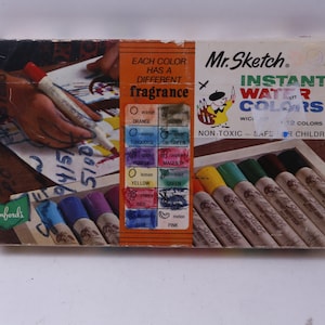 Smelling Mr Sketch, Instant Water Colors, Markers, Different