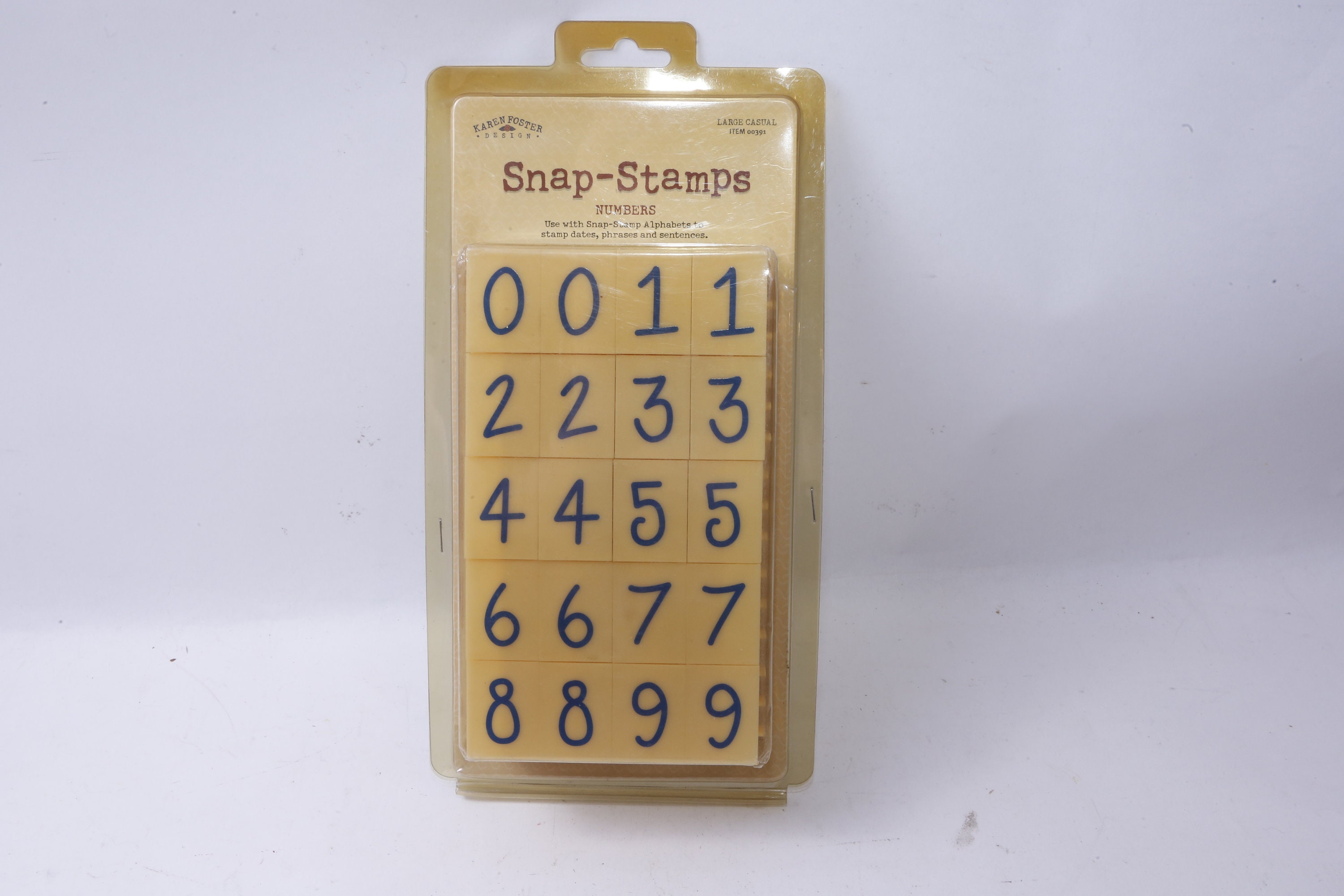 Clear Stamp Set / Clear Stamps / Number Vintage Number Arabic