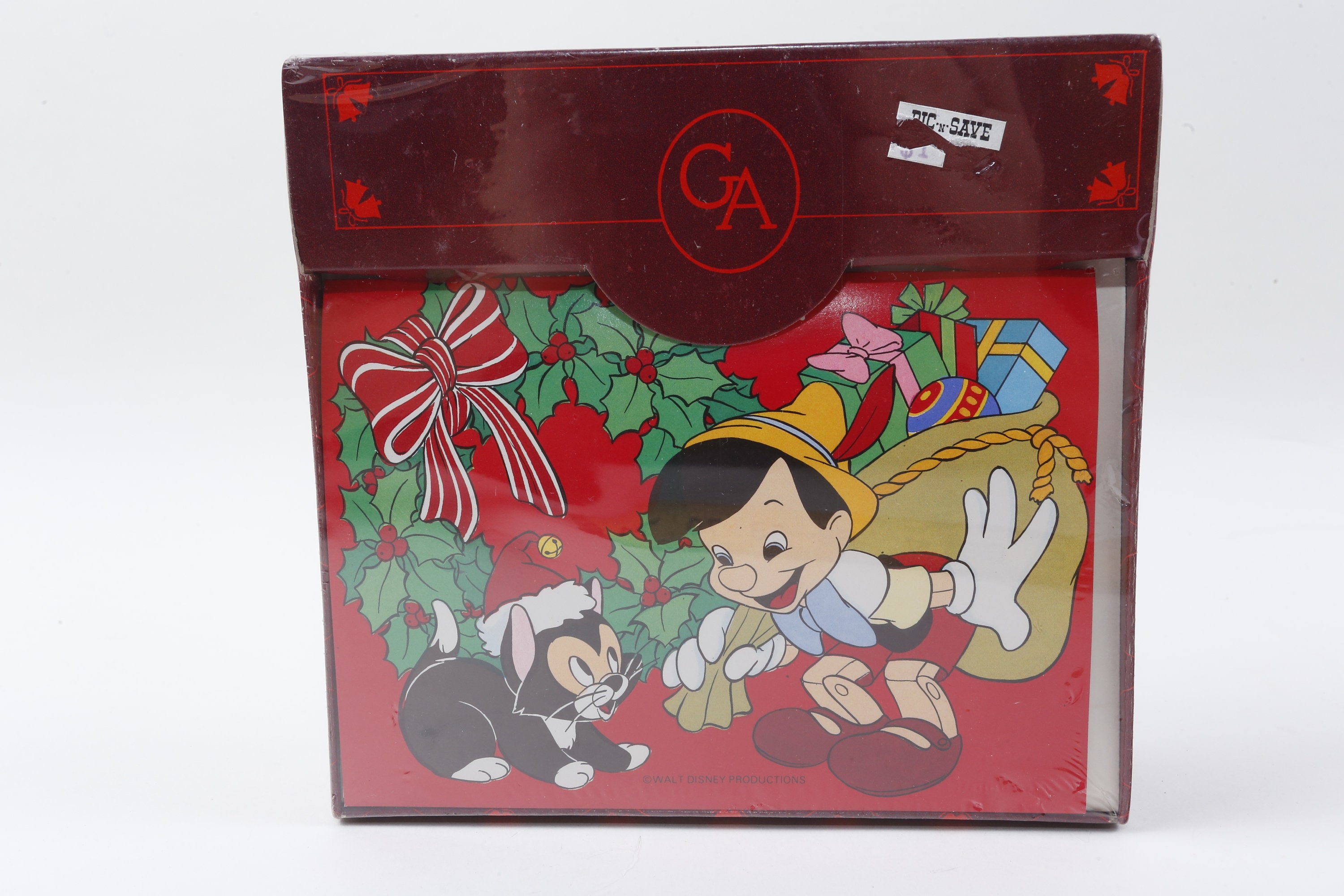 Pinocchio Grand Award Walt Disney Cartoons Christmas Cards
