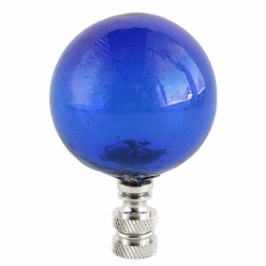 Mercury glass cheap lamp finial