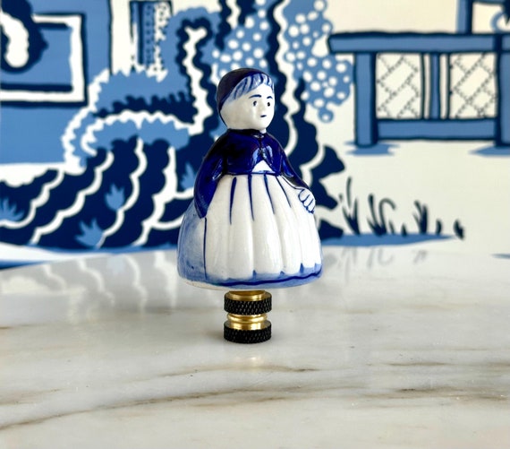 デルフト焼 ブルーハウスとベル人形