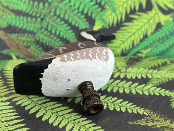 ブロンズ金具のグースランプフィニアル - カナダグース デコイスタイル