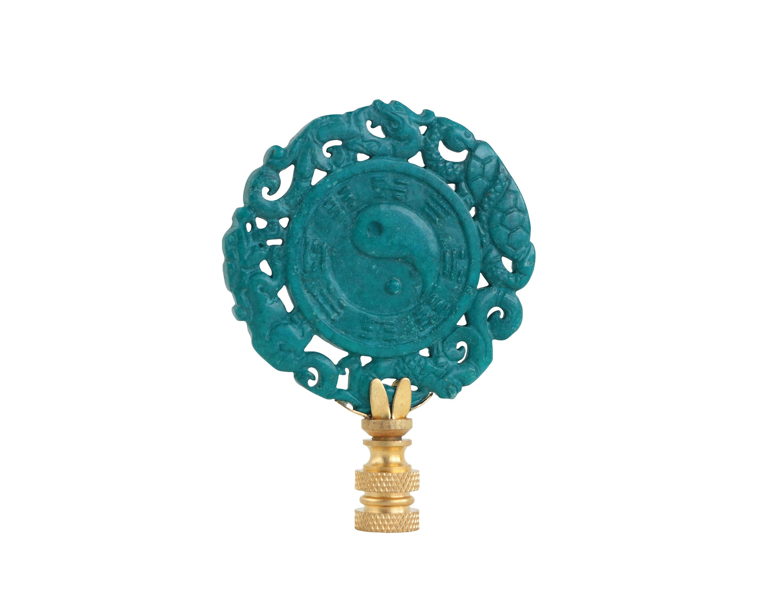 Jade lamp sale finials