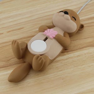 Otter Watch Charger Base, Cute Watch Charger, Apple watch, Samsung Watch, Google Pixel Watch