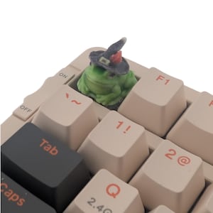 Witch Frog Keycap | Full Color Resin Artisan Keycap