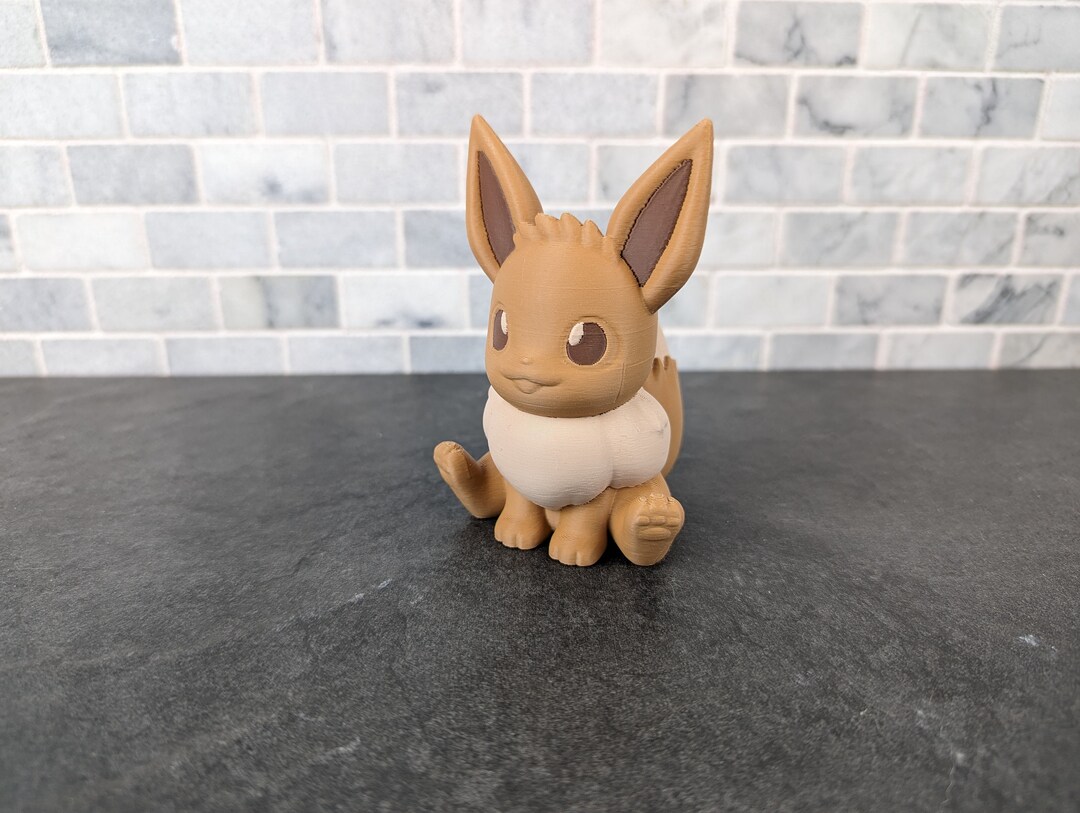 Figurine Pokémon Evoli Eevee 26cm PVC Avec Boîte d