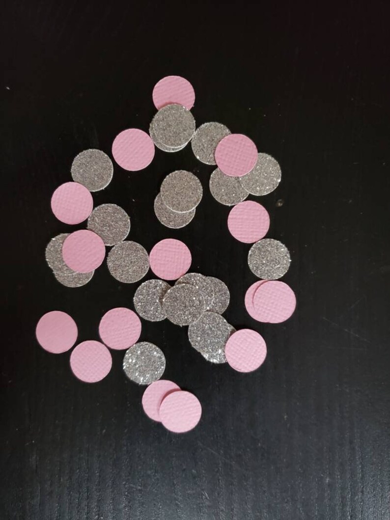 Round Glitter Confetti 250 to a pack