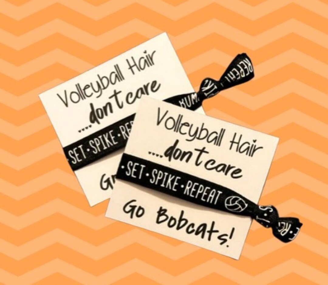 Volleyball/ Volleyball Gift/ Custom Hair Ties/ Hair Ties/ Thank You