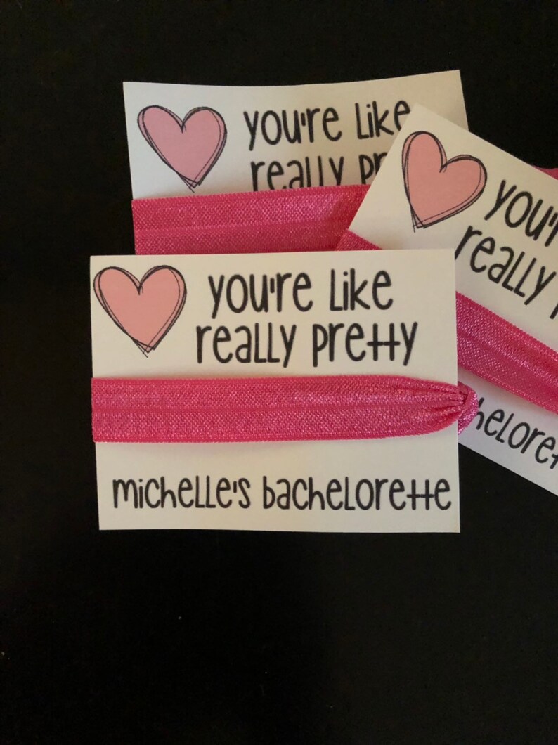 Bachelorette Party Favors/ Mean Girls Party Favors/ Hair Tie Etsy