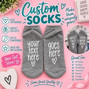 Meias personalizadas/ Presentes para ela/ Lembrancinhas para despedida de solteira/ Presente de casamento/ Meias personalizadas/ Meias/ Lembrancinhas/ Presentes em forma de meias/