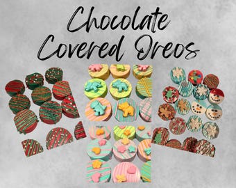 Chocolate Covered Oreos/ Oreos/ Cookies/ Custom/ Dessert/ Party Favors/ Bachelorette/ Birthday/ Cookie/ Custom Oreos