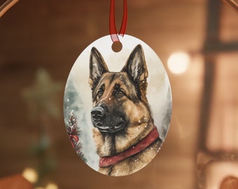 German Shepherd Christmas Ornament, German Shepherd Ornament, 2023 Dog Ornament, Dated Dog Ornament, Christmas Ornament for Dog, Shepherd