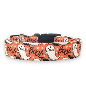 Halloween Dog Collar, Ghost Dog Collar, Bat Dog Collar, Collar for Halloween, Halloween Collar
