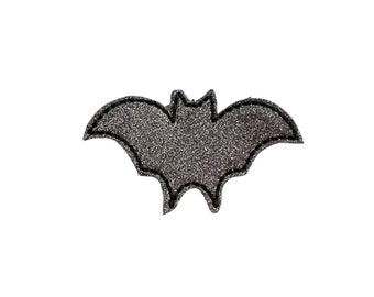 Halloween Bat Collar Embellishment, Halloween Dog Collar Embellishment, Bat Embellishment, Fall Dog Collar Accessory, Glitter Bat