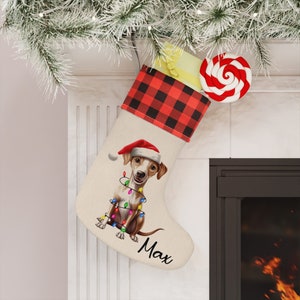 Italian Greyhound Dog Christmas Stocking, Dog Christmas Stocking, Italian Greyhound Dog, Dog Stocking, Stocking, Puppy Stocking, Greyhound