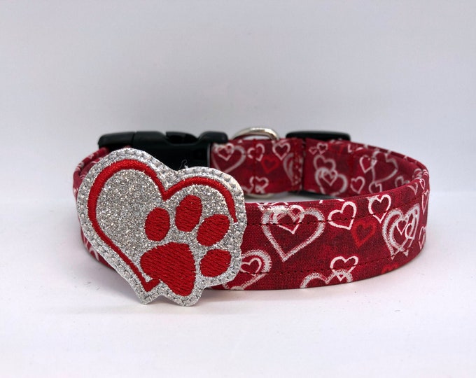 Dog Collar Valentine's Day Dog Collar Valentine's Etsy