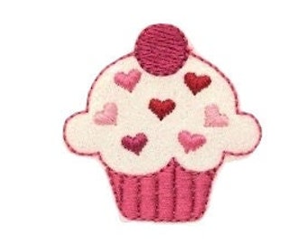 Heart Cupcake Dog Collar Embellishment