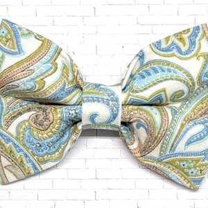 Dog Bow Tie, Bow Tie for Dog, Paisley Dog Bow Tie, Doggie Bow Tie, Dog Bow Tie, Dog Collar Accessory, Cute Dog Bow Tie, Classic Dog Bow Tie