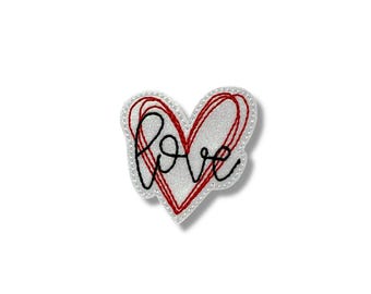 Dog Collar Embellishment, Valentine's Day Dog Collar Embellishment, Love Heart Dog Collar Embellishment, Dog Collar Accessory, Valentine Dog