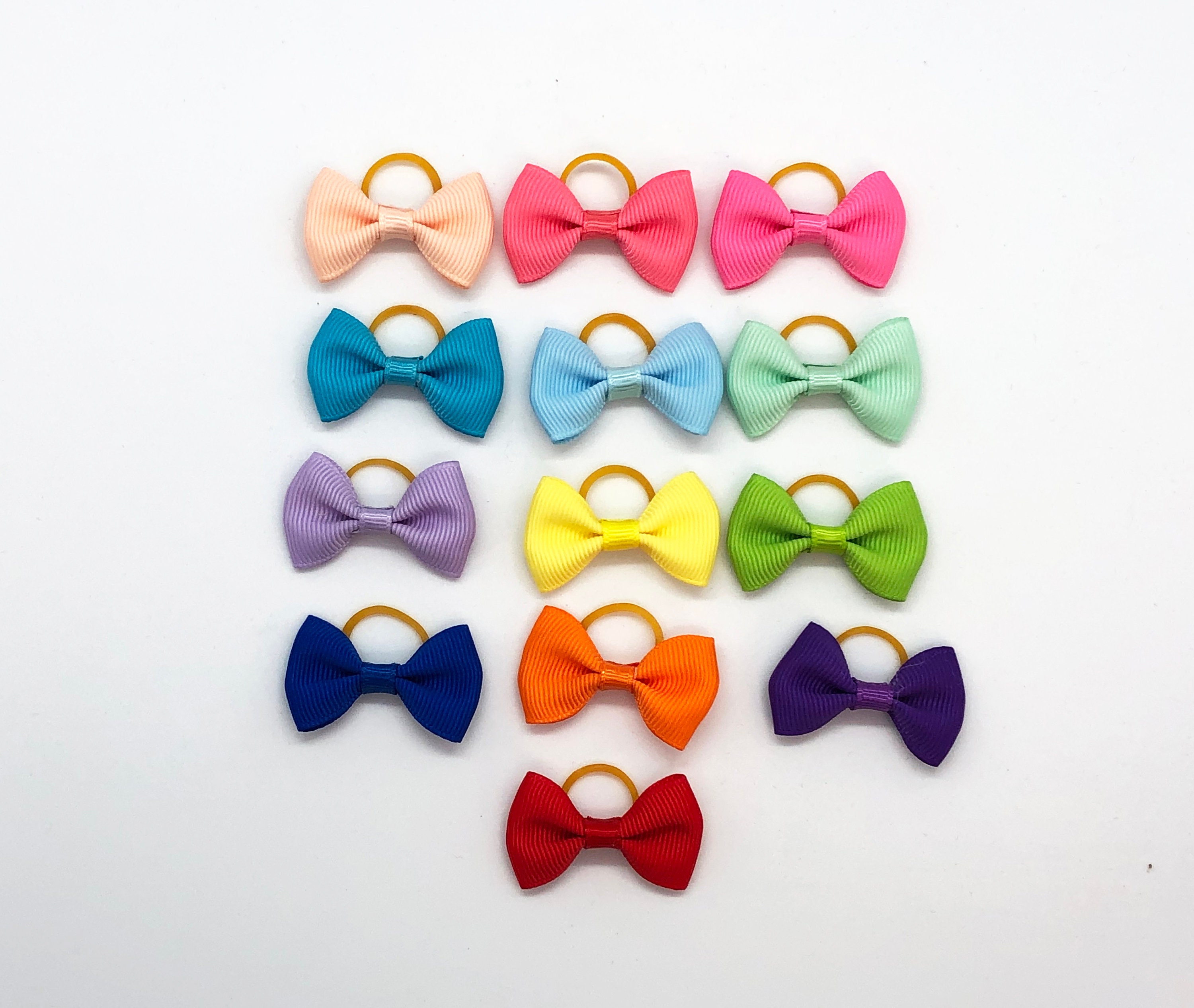 tiny dog hair bows
