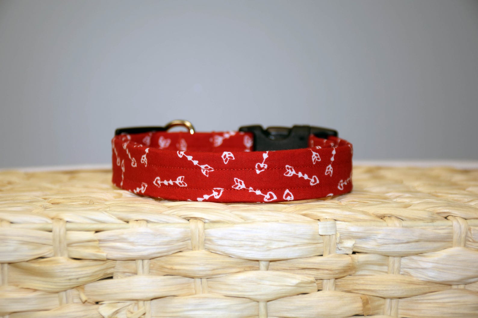 Dog Collar Valentines Day Dog Collar Hearts & Arrows Etsy