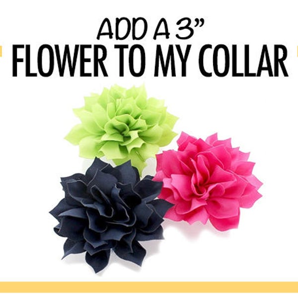 Dog Collar Flower // *3 inch*