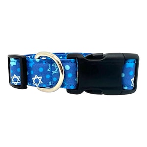 Hanukkah Dog Collar with Menorah Dog Collar Embellishment image 3