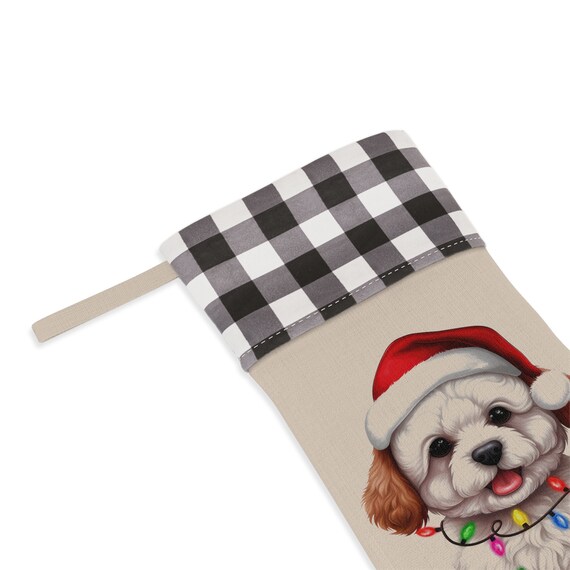 Bichon Christmas Stocking Bichon Christmas Stocking