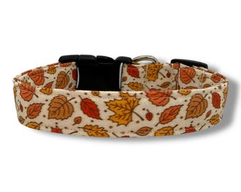 Fall Dog Collar, Fall Leaves Dog Collar, Thanksgiving Dog Collar, Harvest Dog Collar, Autumn Dog Collar, Dog Collar for Fall