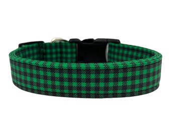 Christmas Plaid Dog Collar