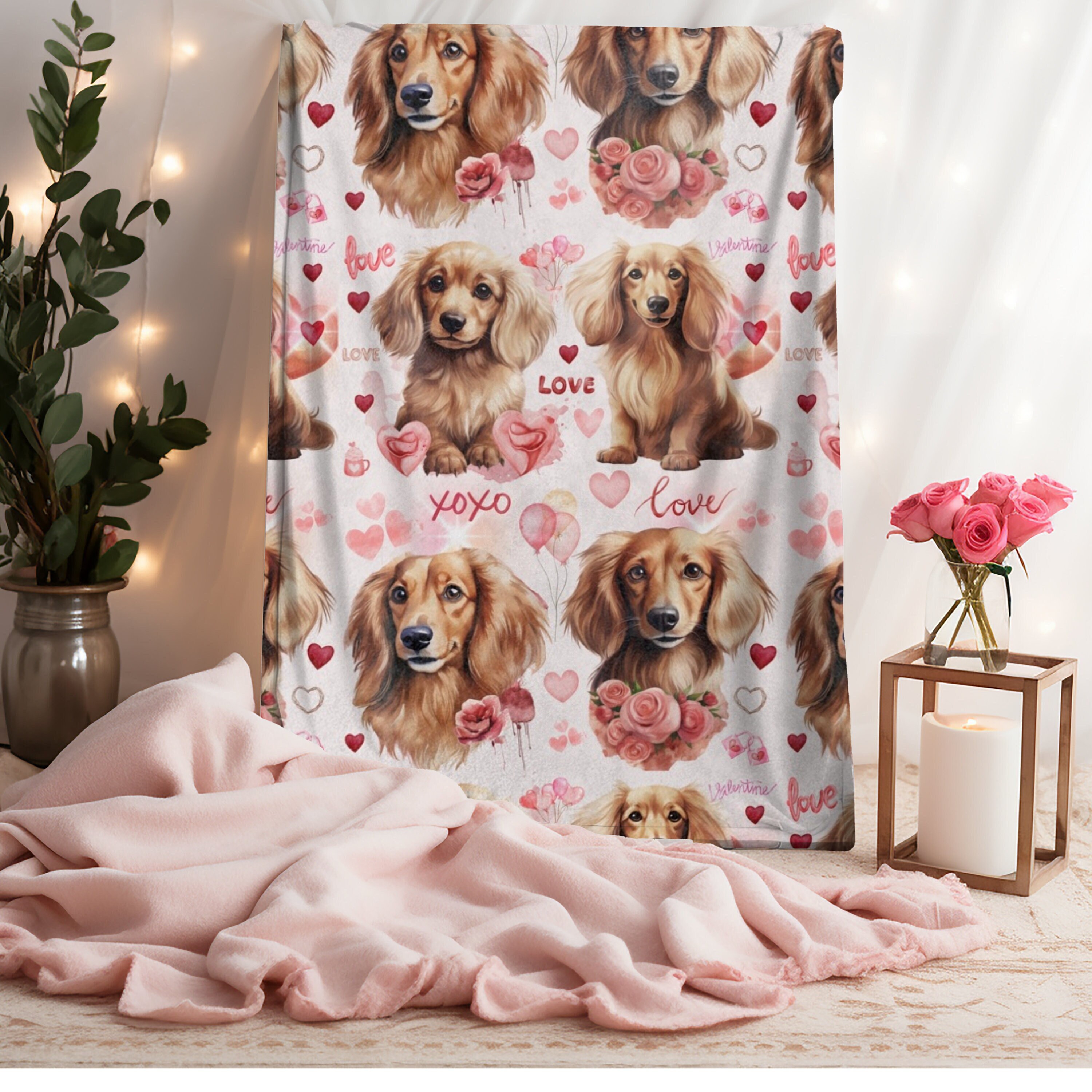 Dachshund Blanket Etsy