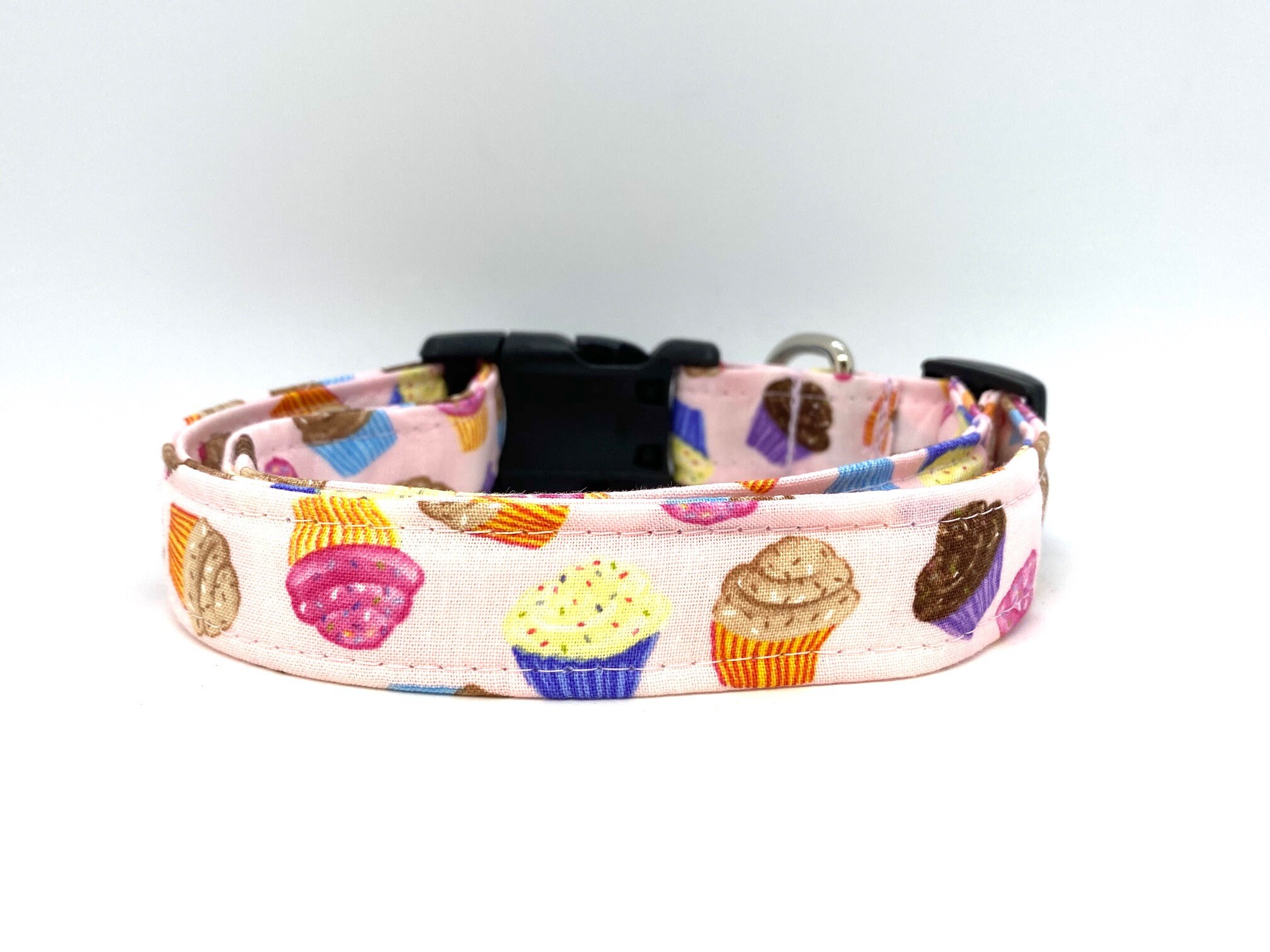 Dog Collar Cupcake Dog Collar Light Pink Cupcake Dog Etsy
