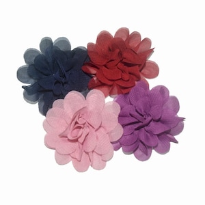 Flor para coleira de cachorro, rosa de chiffon de 5 cm, flor pequena para coleira de cachorro, flor pequena para coleira de cachorro, flor para coleira de cachorro, flor para cachorro