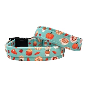 Fall Pumpkin Spice Dog Collar image 1