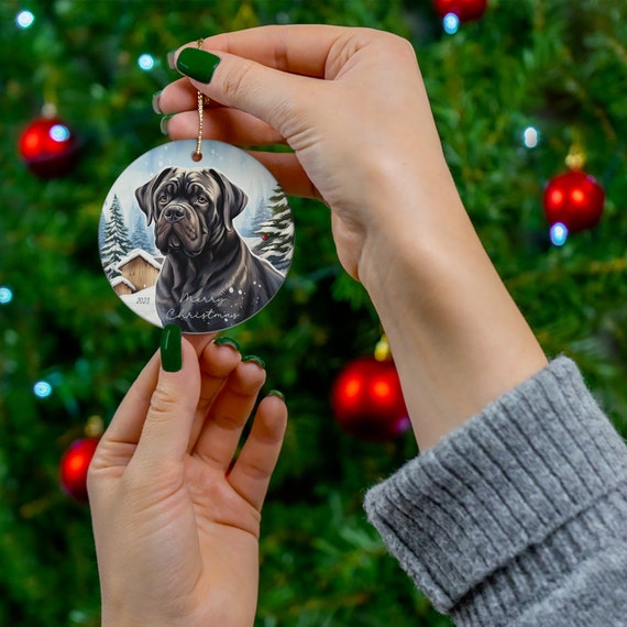 Cane corso christmas clearance ornaments
