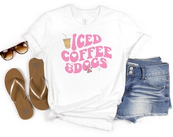 Iced Coffee & Dogs T-Shirt