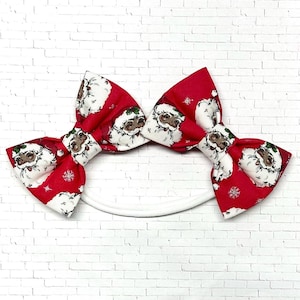Christmas Dog Bow Headband, Dog Headband, Headband with Dog Bows, Doggie Headbands, Bows for Dogs, Dog Bows