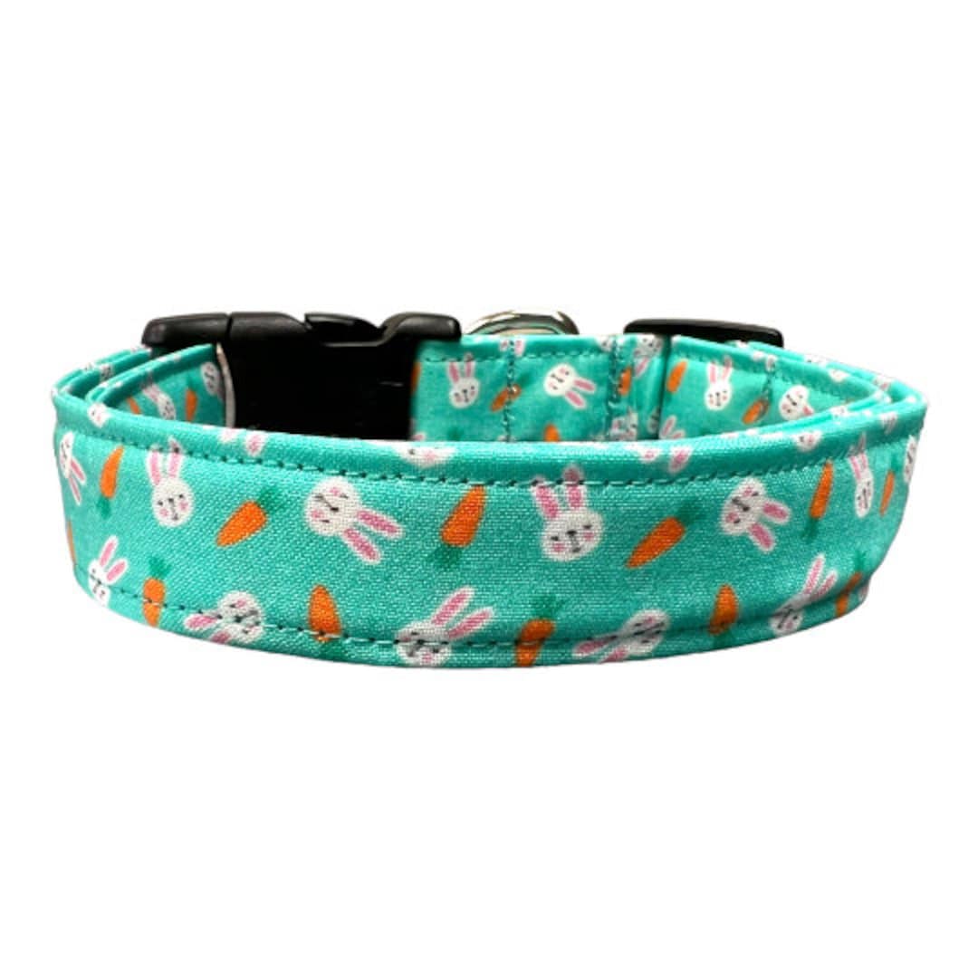 Dog Collar, Easter Bunny Dog Collar, Easter Dog Collar With Easter