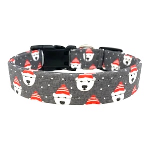 Winter Polar Bear Dog Collar