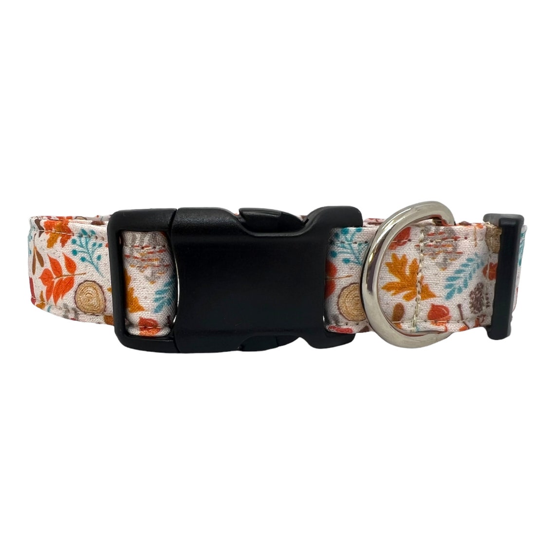 Outdoorsy Woodland Fall Dog Collar With 3 Champagne Dog Etsy