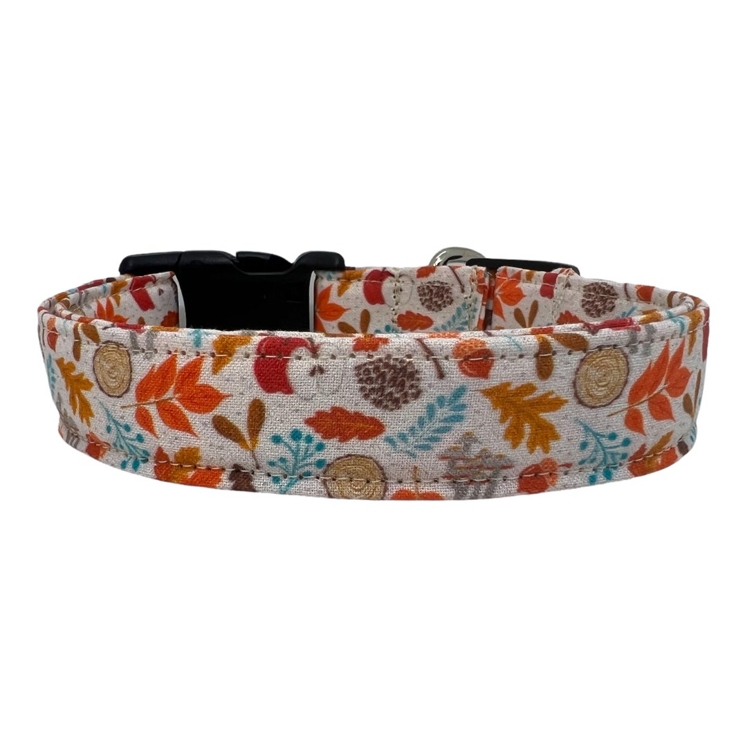 Outdoorsy Woodland Fall Dog Collar Etsy