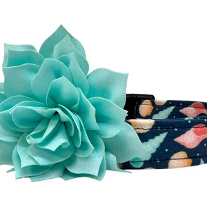 Seashell Dog Collar, Shell Collar for Dogs with Dog Collar Flower, Beach Dog Collar, Summer Dog Collar, Nautical Dog Collar,Shell Dog Collar