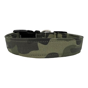 Camo Dog Collar, Camouflage Dog Collar, Green Camo Dog Collar, Army Camo Dog Collar, Everyday Dog Collar, Green Camo Dog Collar, Dog Collar