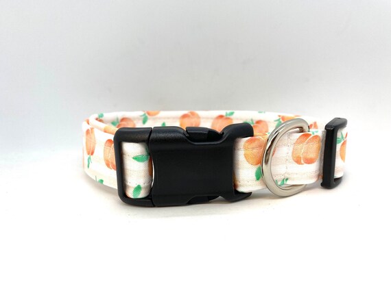 Dog collar with peaches hotsell