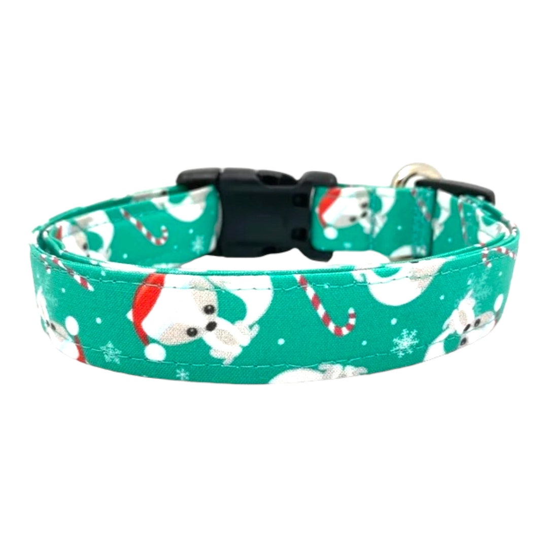Christmas Dog Collar, Christmas Fox Dog Collar, Winter Dog Collar